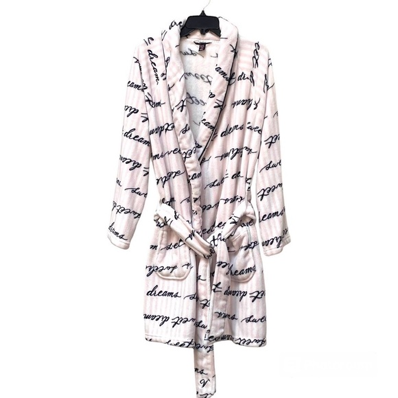 Victoria Secret Short Cozy Robe Size Medium/Large - Picture 2 of 8